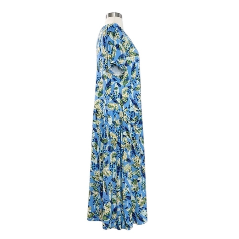LOGO By Lori Goldstein Floral Sadie Midi Dress - Picture 4 of 8